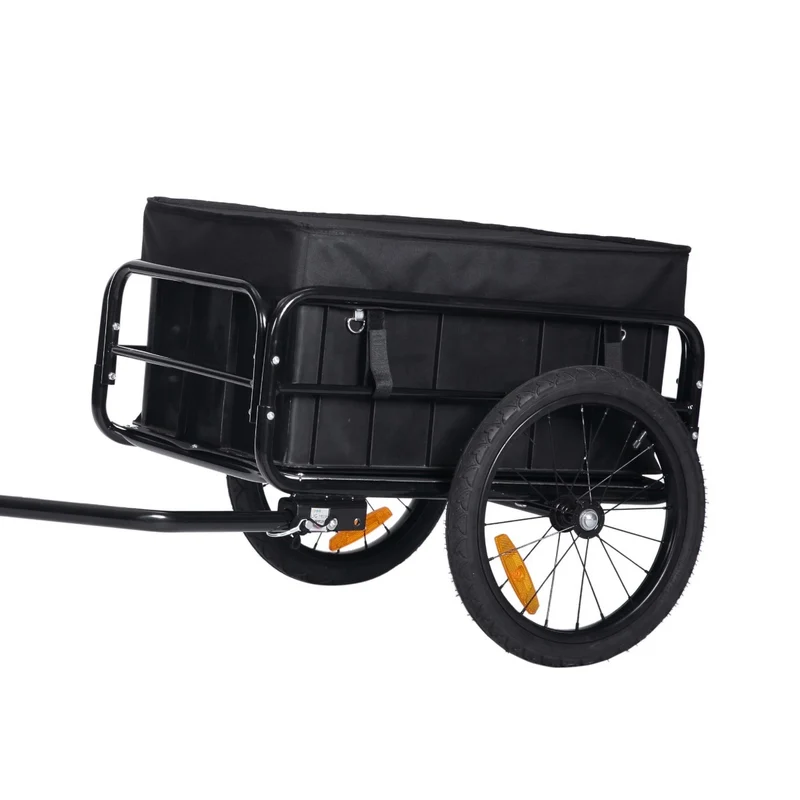 Trekker Bike Trailer with a plastic box