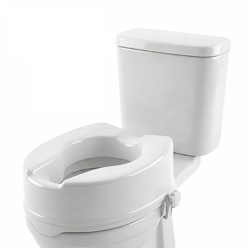 Réhausseur WC | Sans couvercle | Réglable en hauteur | 14 cm | Titan | Mobiclinic