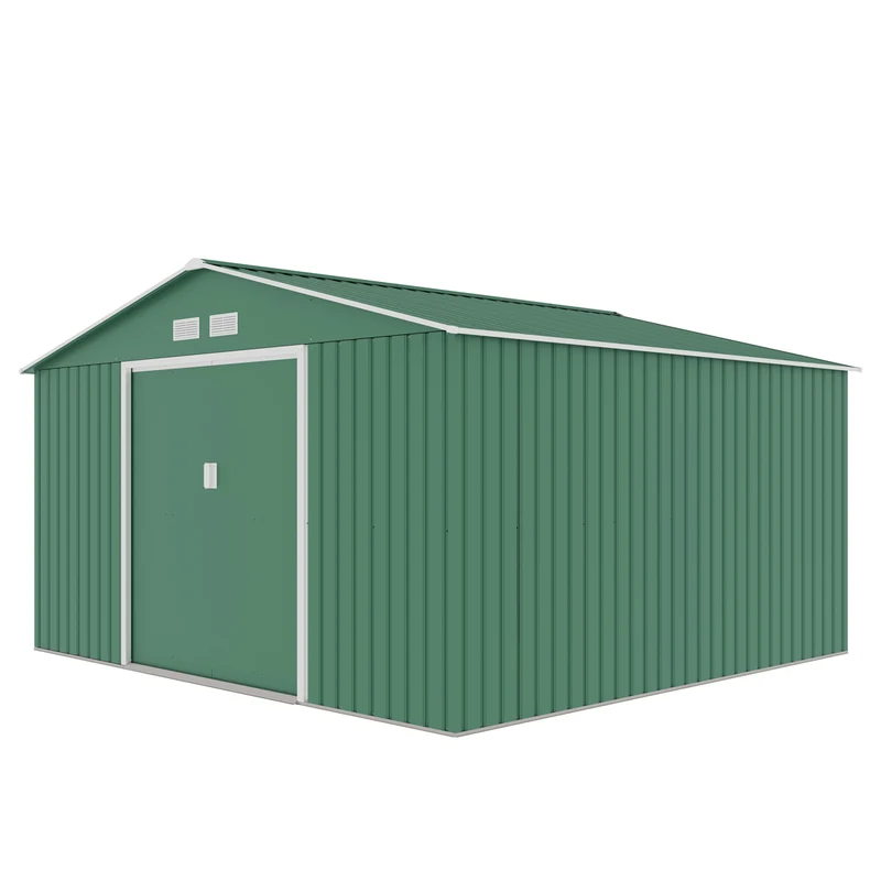 Fornorth Garden Shed, 10.85m2, green