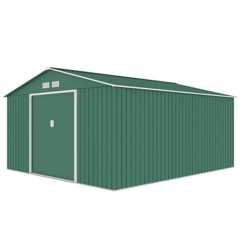 Fornorth Garden Shed, 12.99m2, green