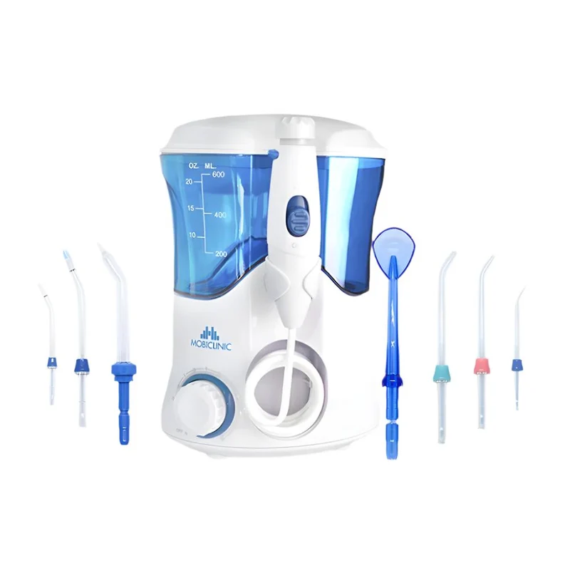 Jet dentaire familial | 7 canules | Réservoir 600 ml | Mobiclinic