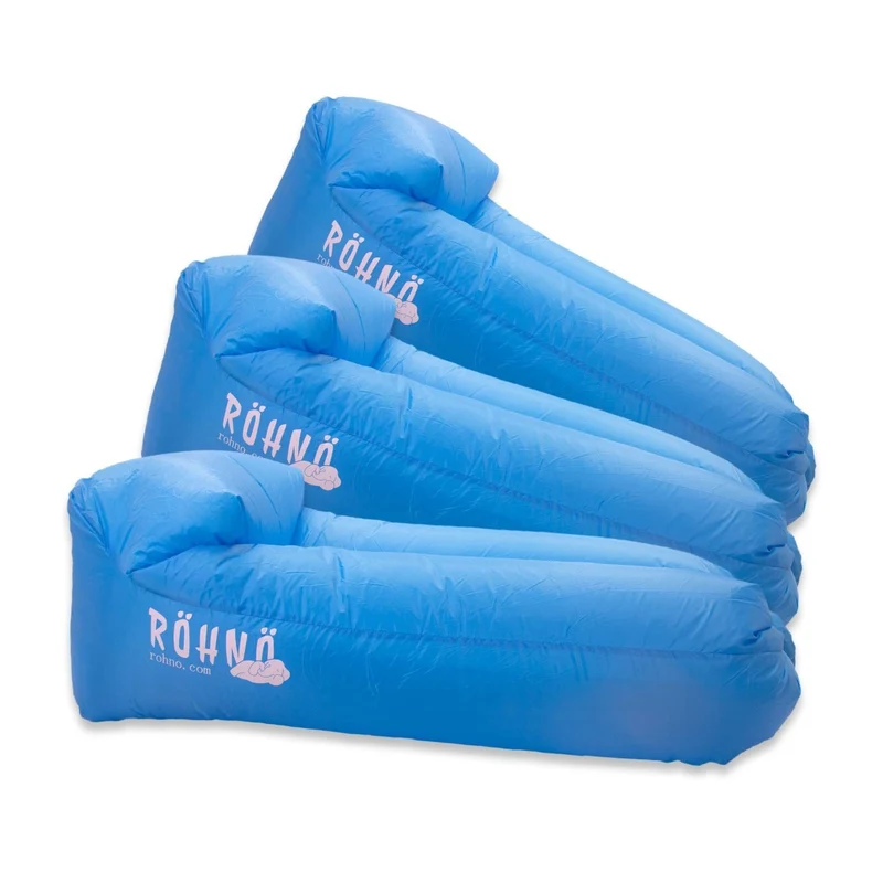 Röhnö Inflatable Lounger Multipack, 3pcs turqoise