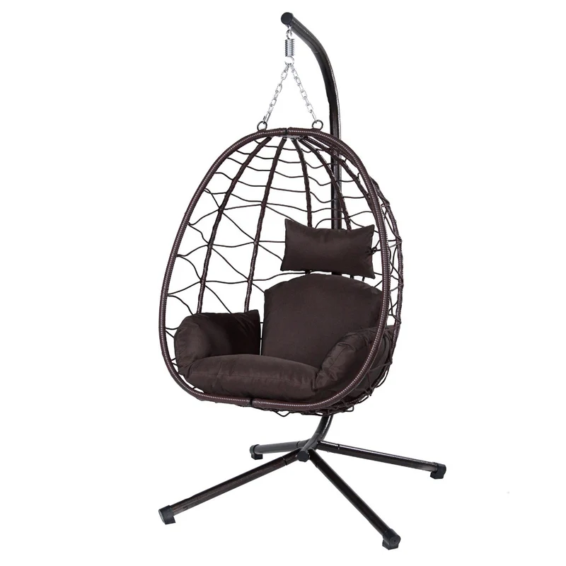 Lykke Hanging Egg Chair, brown