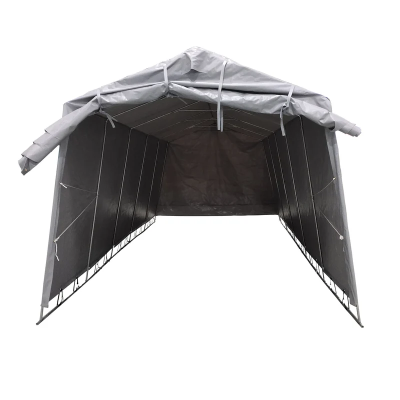 Fornorth Portable Garage 3,4x7m, Light grey