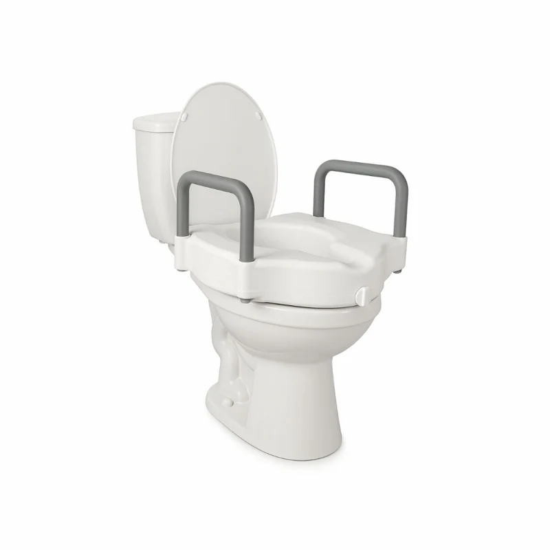 Rehausseur WC | Avec accoudoirs fixes | Blanc | Cibeles | Mobiclinic