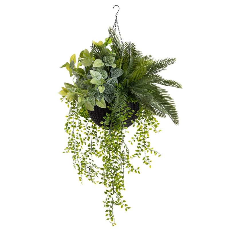 Jardinière suspendue - Fittonia artificiel