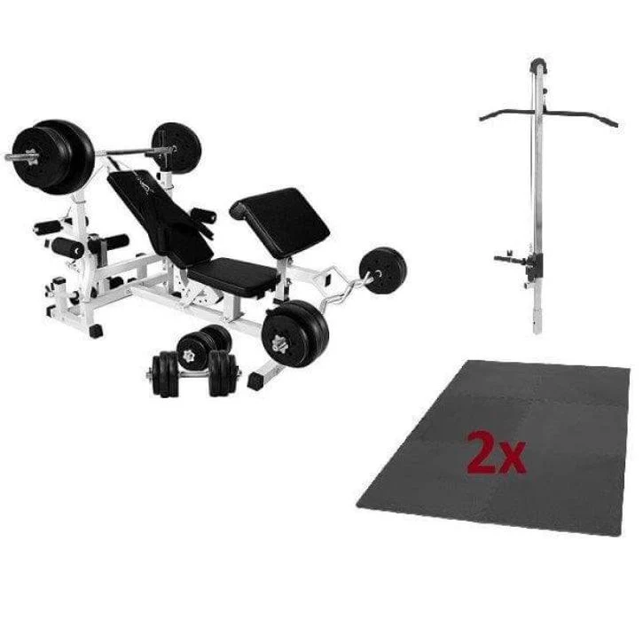 Hantelbank Universal Kraftstation Homegym Set inkl. Gewichten