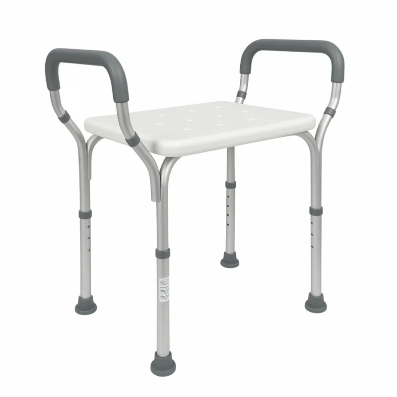 Chaise de douche | Réglable en hauteur | Avec accoudoirs et pieds antidérapants | Acueducto | Mobiclinic