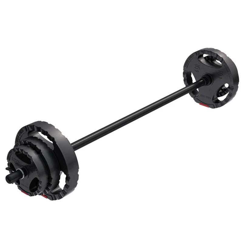 Langhantelset Aerobic Kunststoff Gripper 20 kg