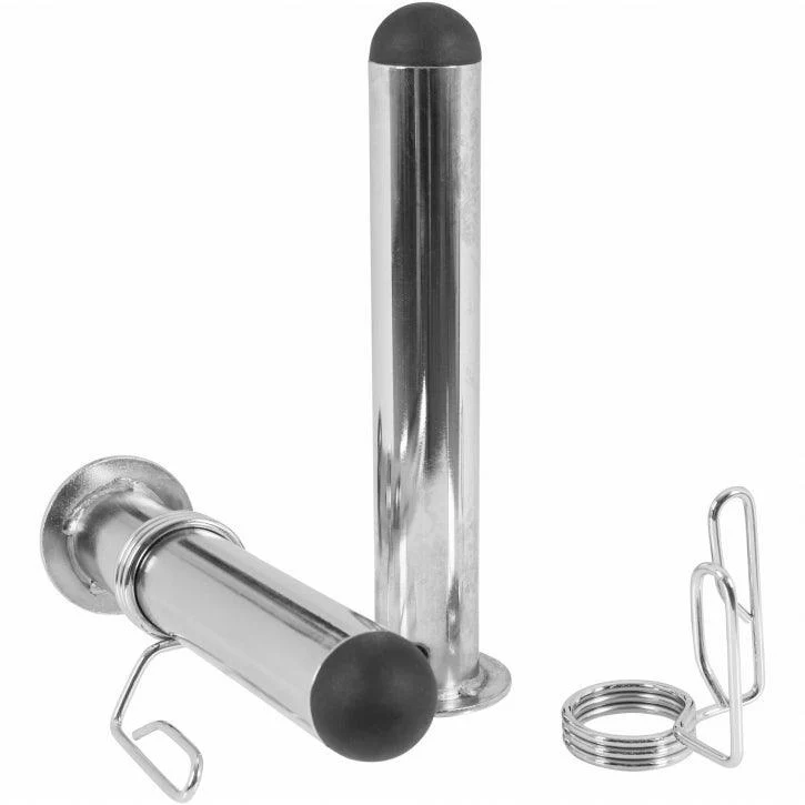 Adapter für Hantelstangen mit Federverschluss Chrom