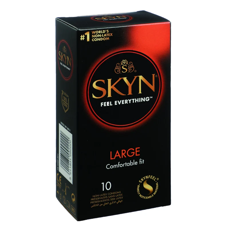 10 préservatifs Skyn comfortable fit large