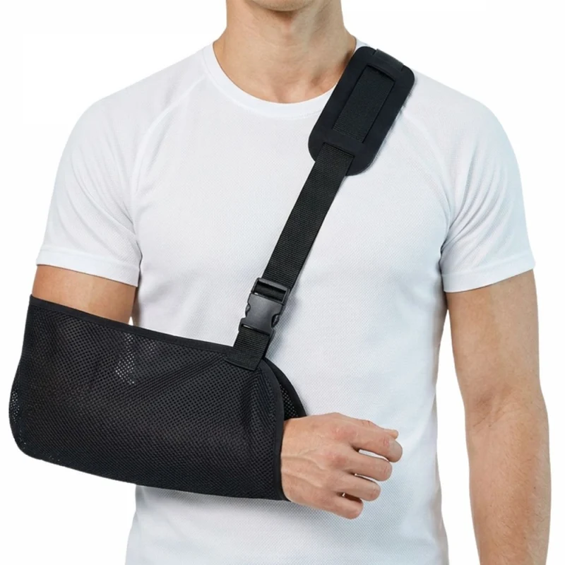 Attelle pour adultes | Maille 3D respirante | Ambidextre | Ajustable | Sans latex | Taille unique | Noir | Mobiclinic