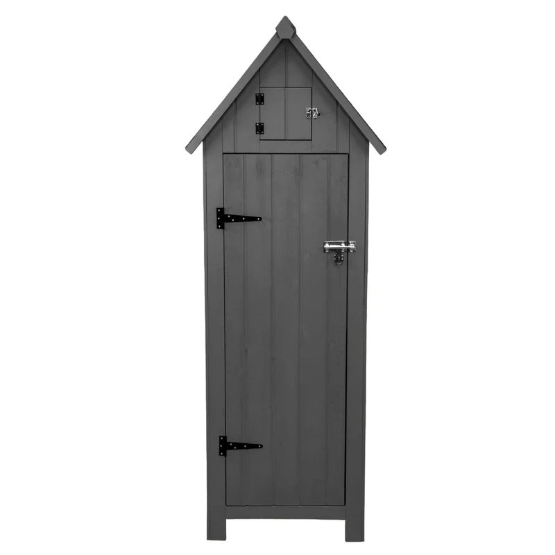 Abri de Jardin en Bois - Gris Foncé