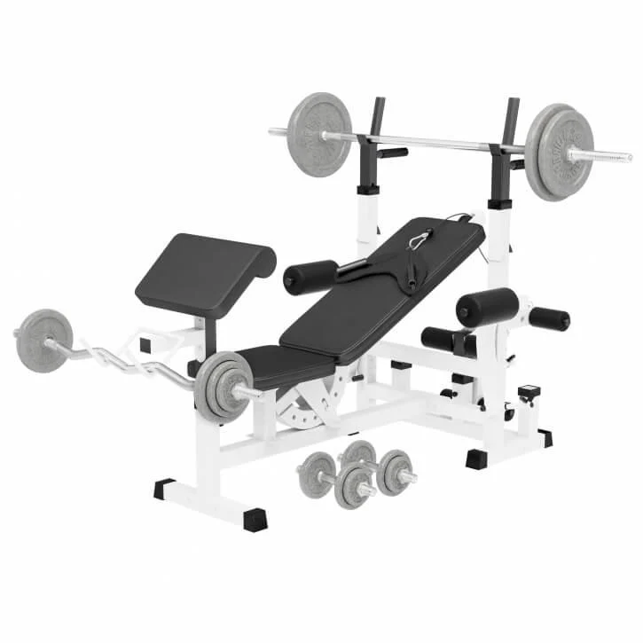 Kraftstation Universal inkl. 108 kg Gusseisen Set