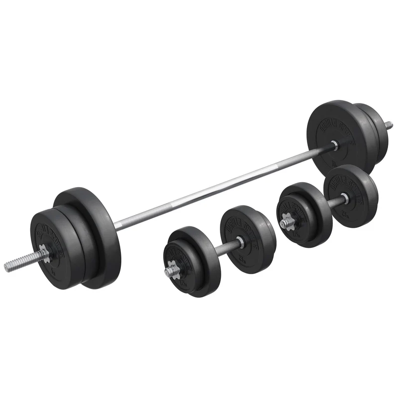 Langhantelset Kunststoff 70 kg