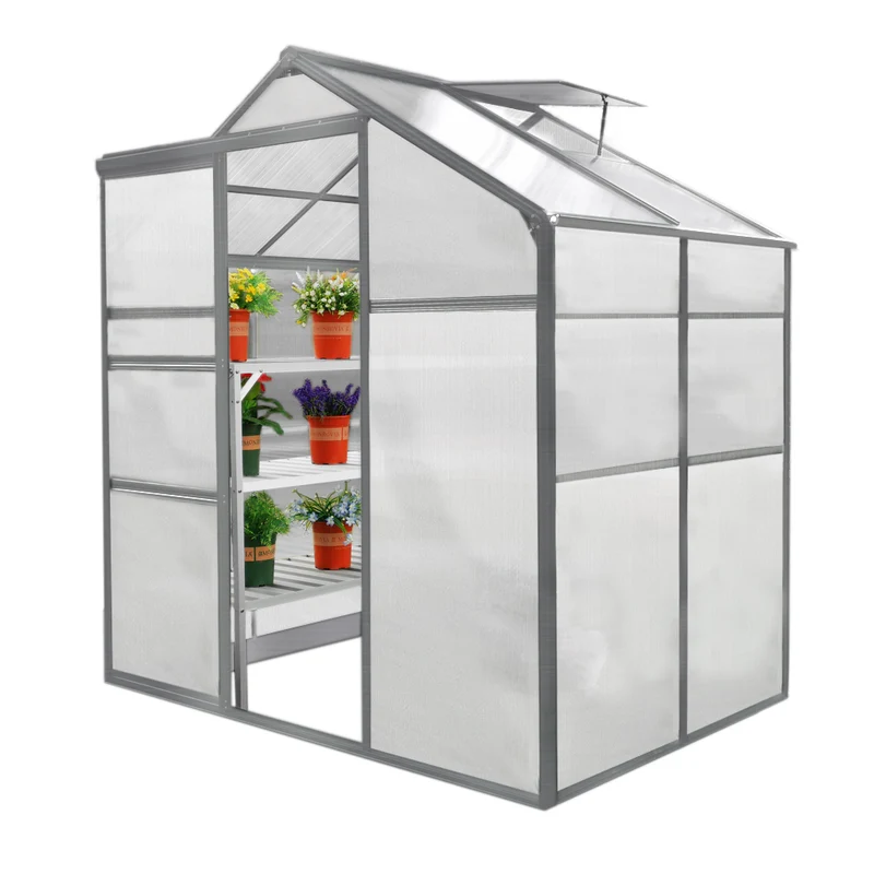 Serre de Jardin 1,8 m x 1,2 m Sans Base