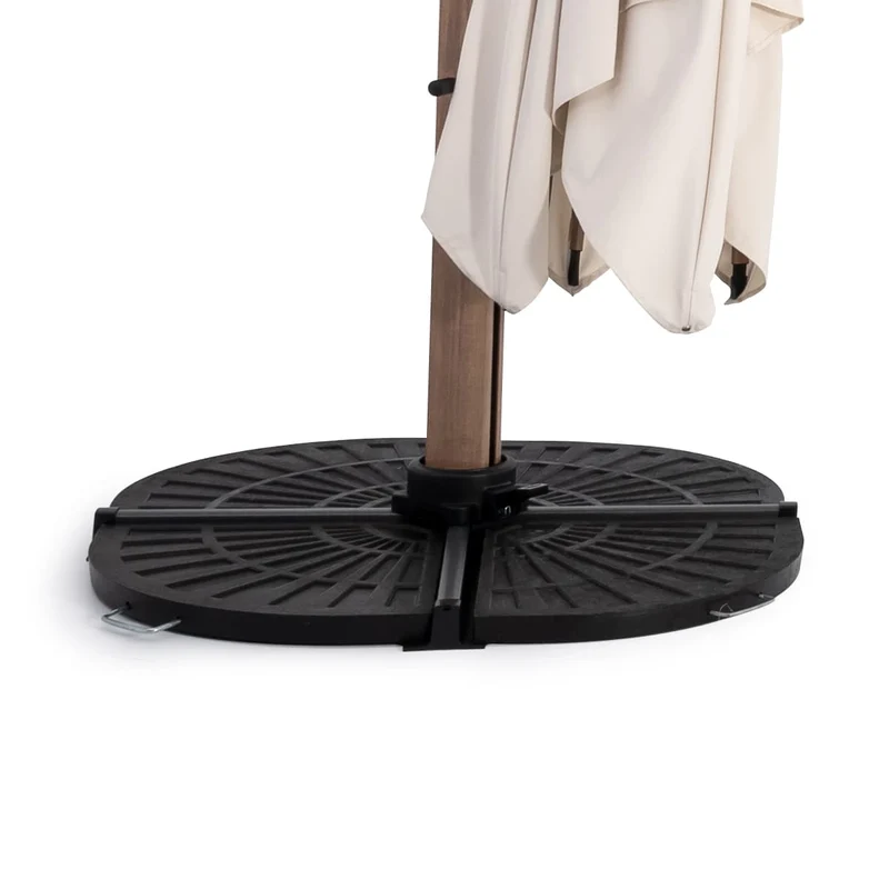 Plaques pour base de parasol en X