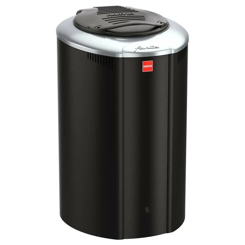 Harvia Electric Sauna Heater Ever-Ready Forte AFB9, 9kW, 10-15m³, separate control, black