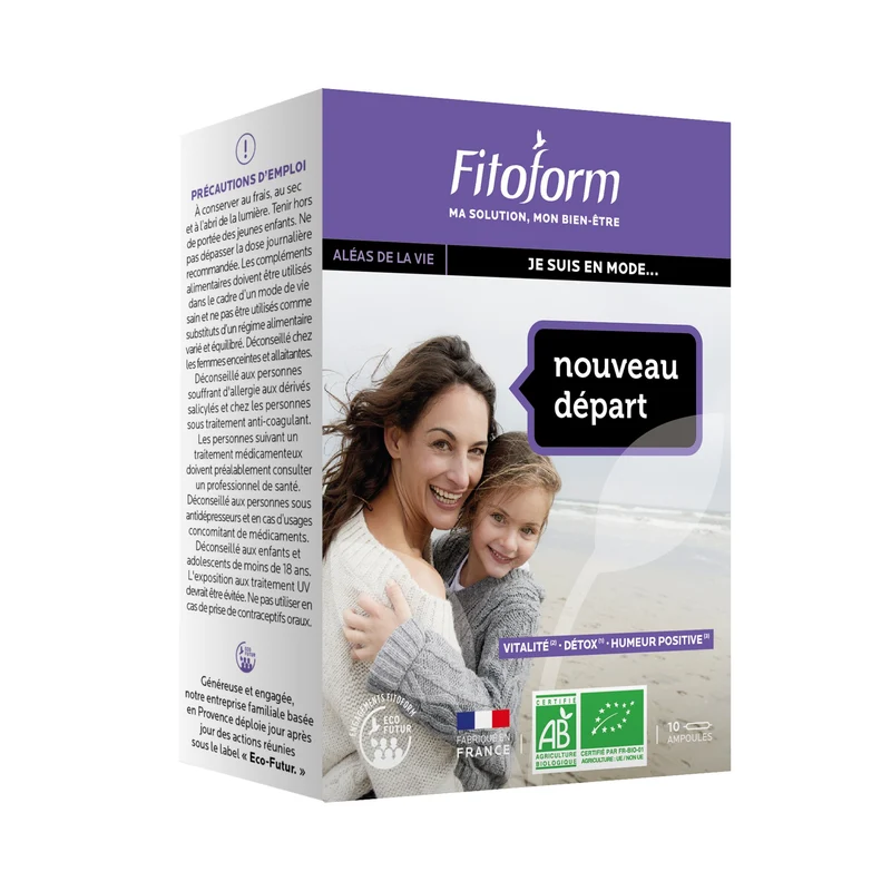 10 ampoules bio nouveau départ