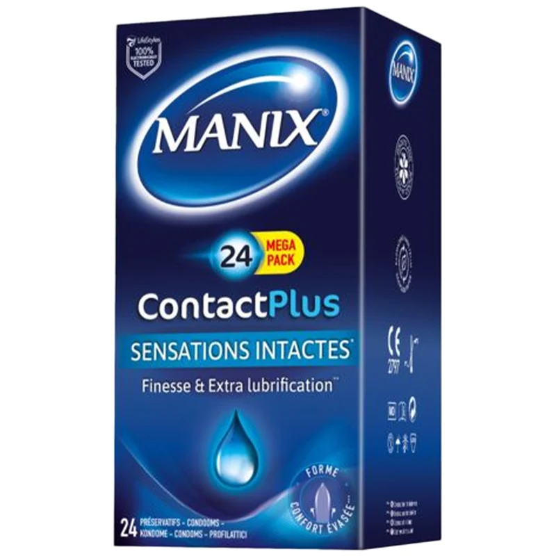 24 préservatif contact plus sensation intactes