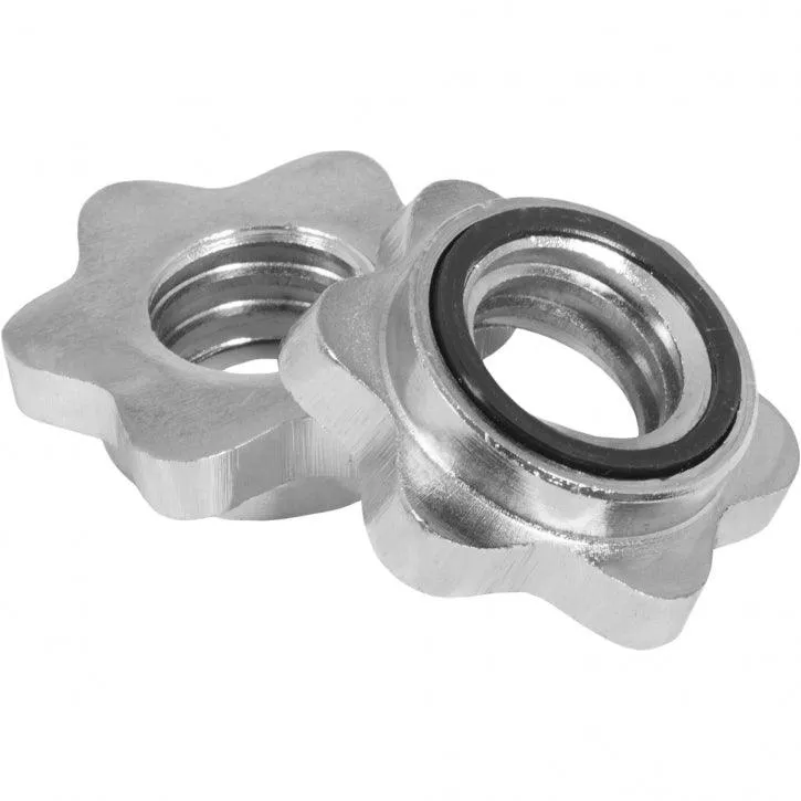 2 Sternverschlüsse für 30/31mm Hantelstangen (1 Paar) - Gorilla Sports