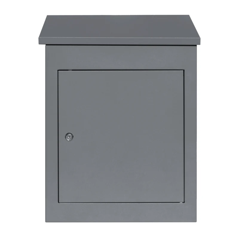 Boîte à Colis Anti-vol - Gris (Livré en Plat)