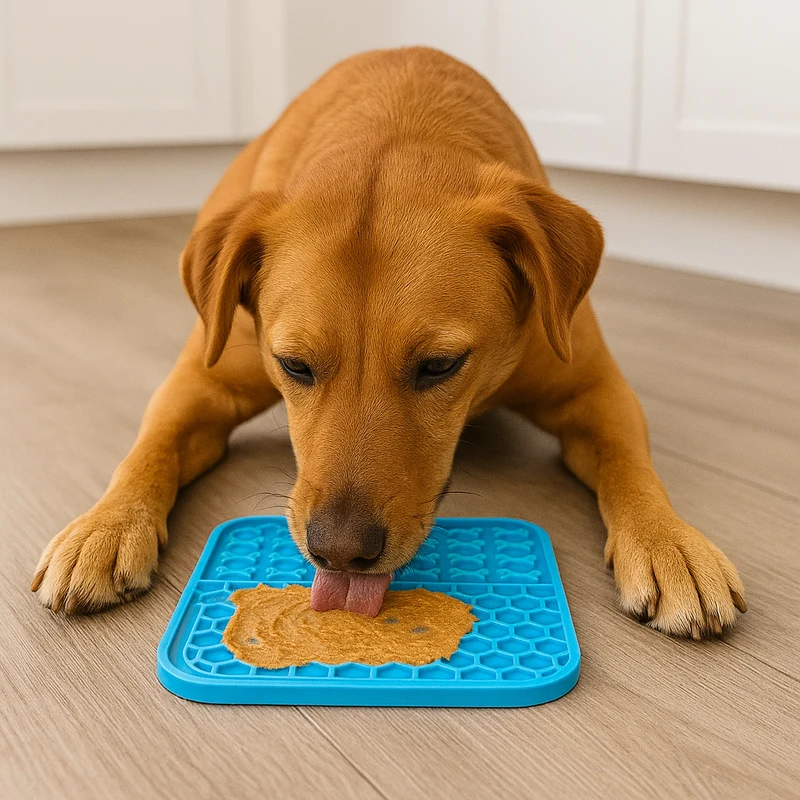 Tapis Léchage Ventouse Chien 15cm