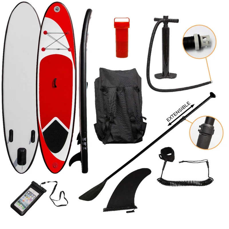 Planche de SUP Gonflable 3 m - Rouge