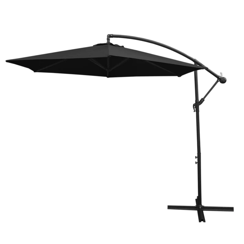 Parasol Déporté de 3 m - Noir