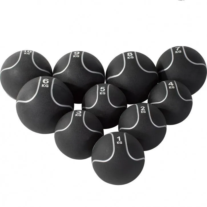 Medizinball Schwarz/Silber 1-10 KG