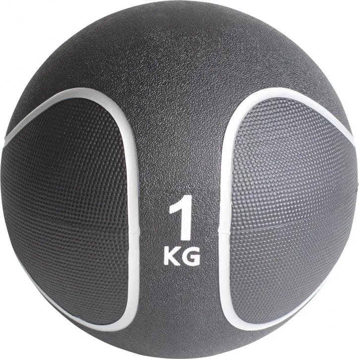 Medizinball Schwarz/Silber 1-10 KG