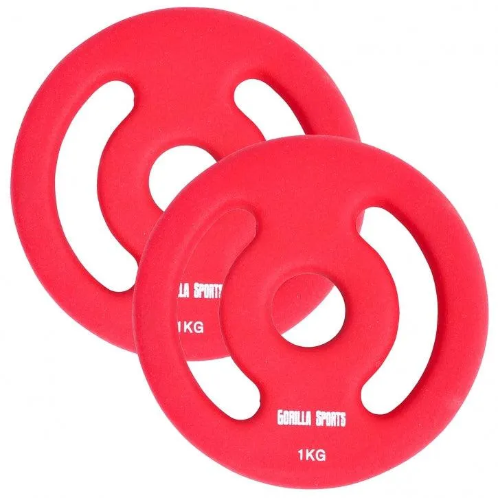 Hantelscheiben Set Neopren 1 - 5 KG
