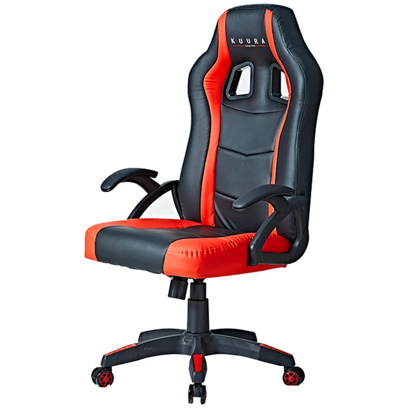 Kuura Gaming Gaming Chair Gamer, black-red